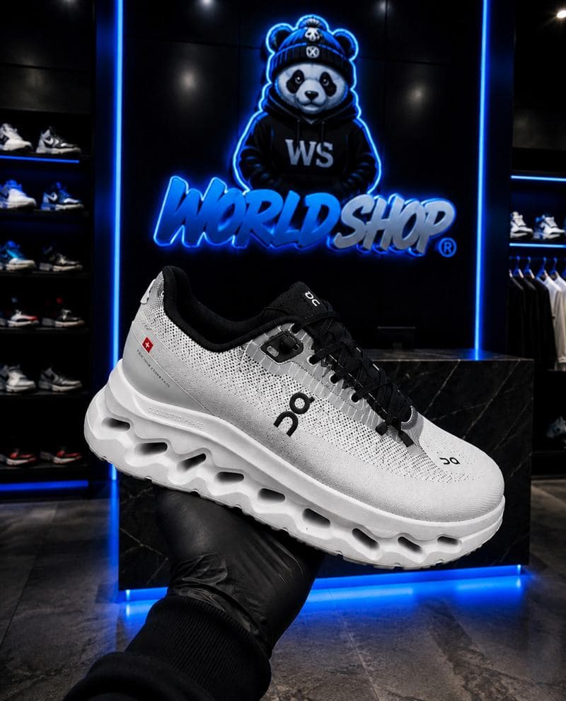 Sneakers chunky logo - Écru