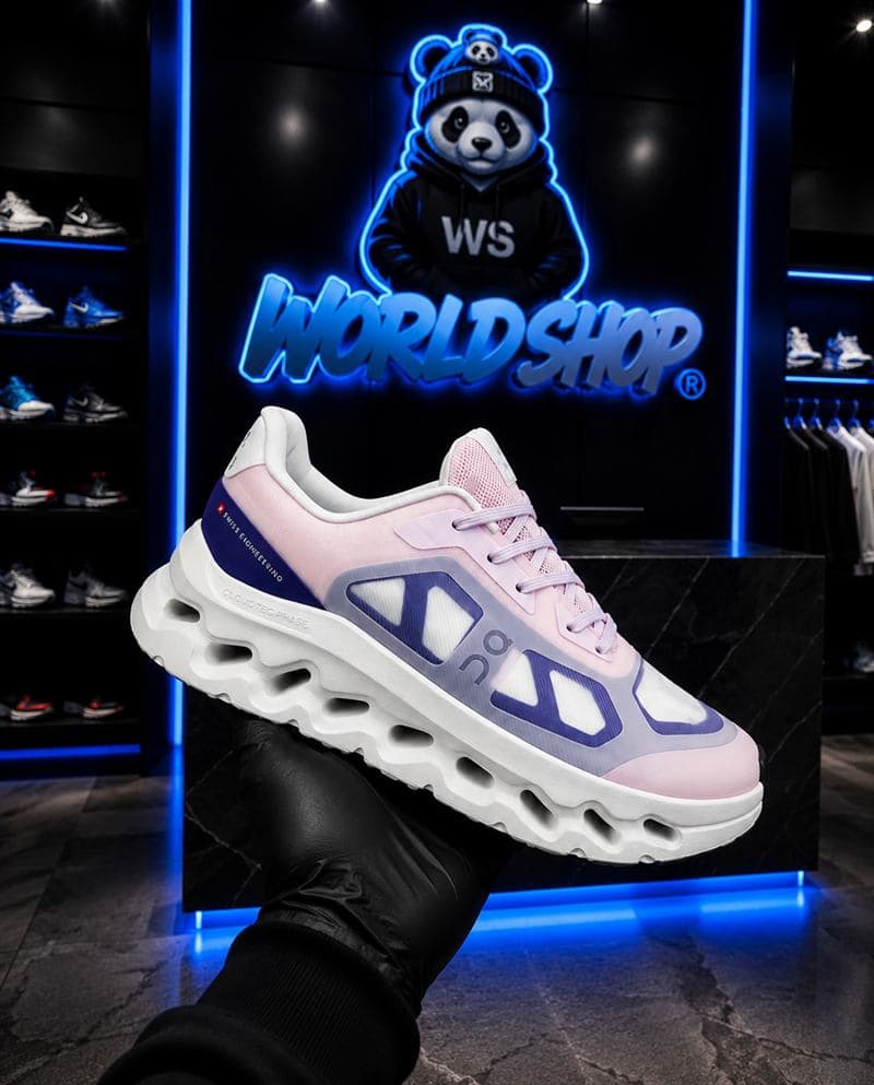 Sneakers running Cloudtec - Blanc & vert